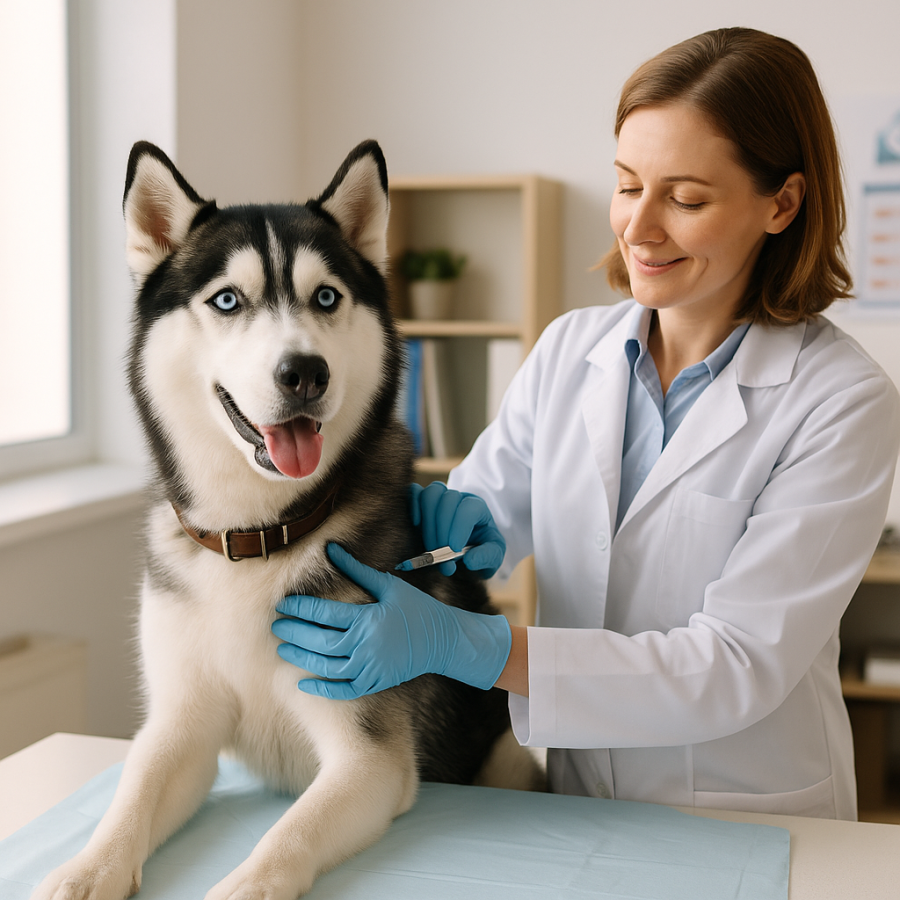 Vaksin untuk Anjing Siberian Husky